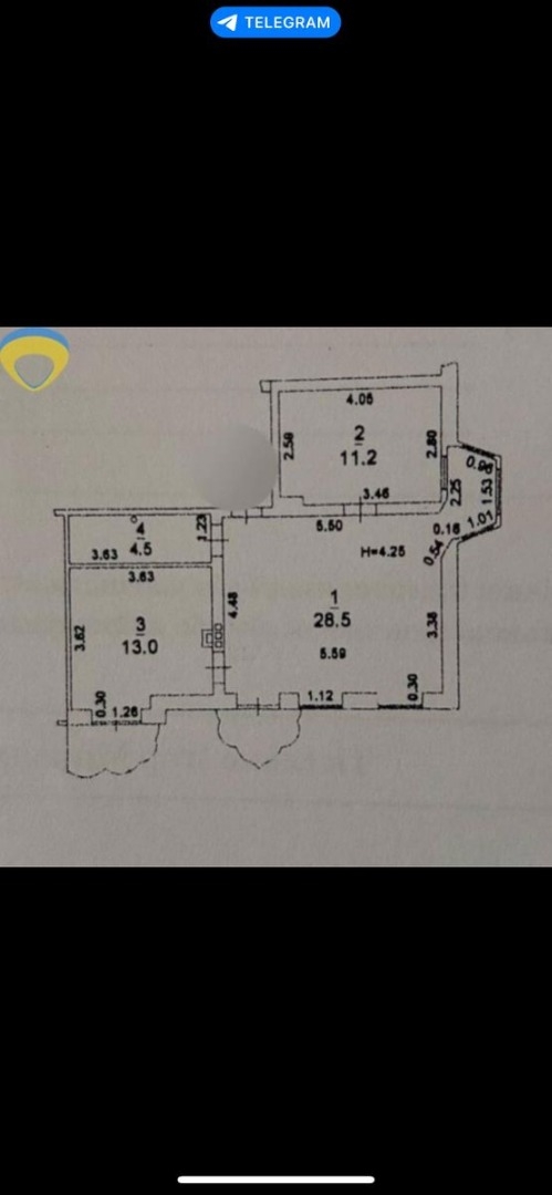 продажа двухкомнатной квартиры номер A-172821 в Приморском районе, фото номер 15